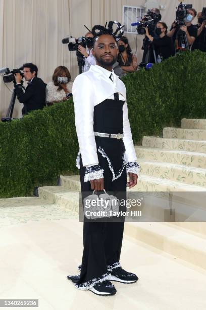 Lazarus Lynch attends the 2021 Met Gala benefit "In America: A Lexicon of Fashion" at Metropolitan Museum of Art on September 13, 2021 in New York...