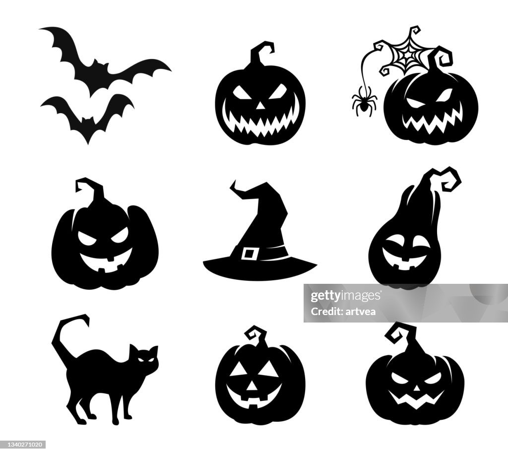 Collection of Happy Halloween Icons
