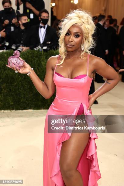 Jackie Aina attends The 2021 Met Gala Celebrating In America: A Lexicon Of Fashion at Metropolitan Museum of Art on September 13, 2021 in New York...