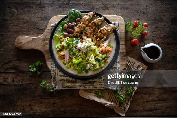 chicken salad - ketogenic diet stock pictures, royalty-free photos & images