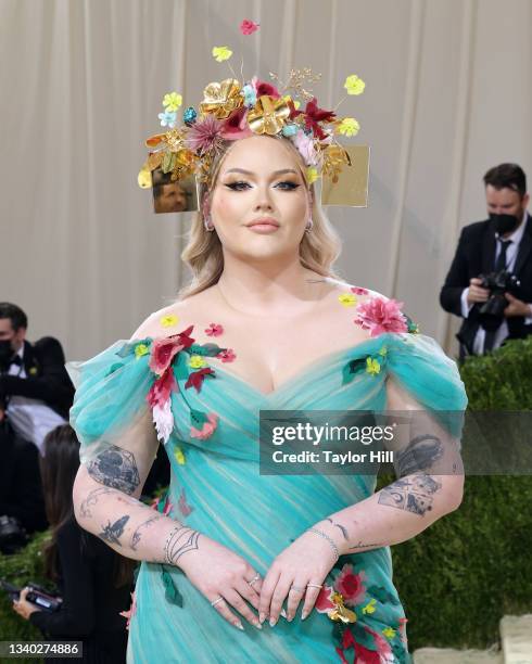 Nikkie de Jager attends the 2021 Met Gala benefit "In America: A Lexicon of Fashion" at Metropolitan Museum of Art on September 13, 2021 in New York...