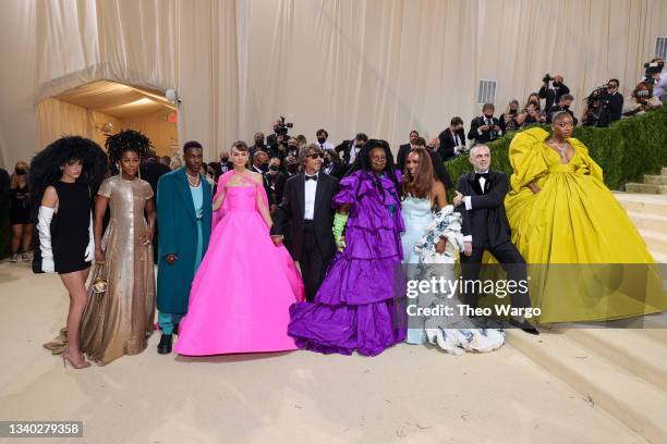 Normani, Jacopo Venturini, Janet Mock, Whoopi Goldberg, Pierpaolo Picciolo, Carey Mulligan, Giveon, Tomi Adeyemi, and Dixie D'Amelio attends The 2021...