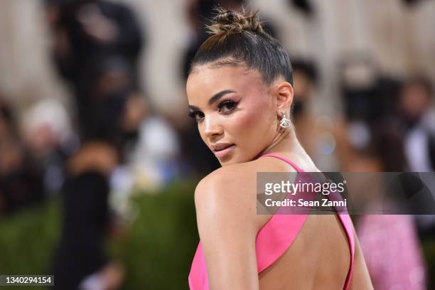 Leslie Grace attends 2021 Costume Institute Benefit - In America: A Lexicon of Fashion at the Metropolitan Museum of Art on September 13, 2021 in New...