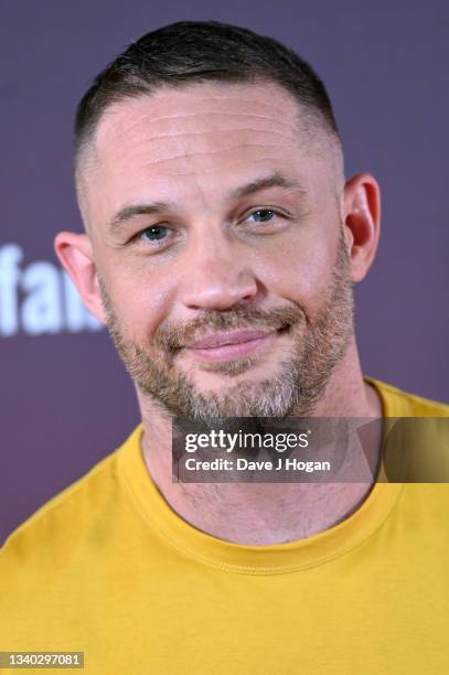 Tom Hardy attends "Venom: Let There Be Carnage" Launch at Cineworld Leicester Square on September 14, 2021 in London, England.