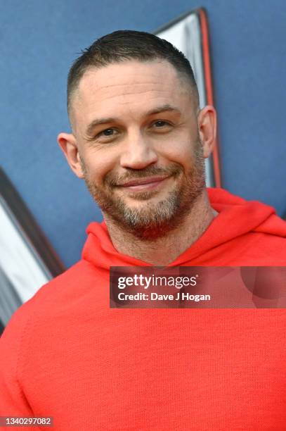 Tom Hardy attends "Venom: Let There Be Carnage" Launch at Cineworld Leicester Square on September 14, 2021 in London, England.