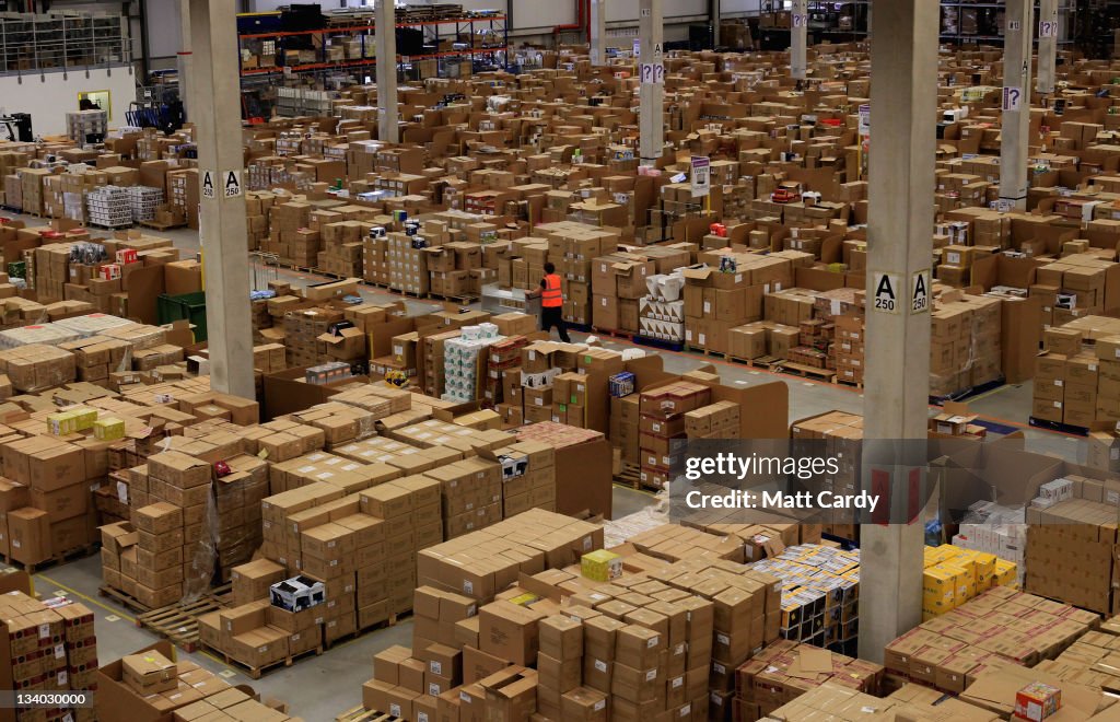 Amazon Warehouse Employees Prepare For Their Busiest Time Of Year