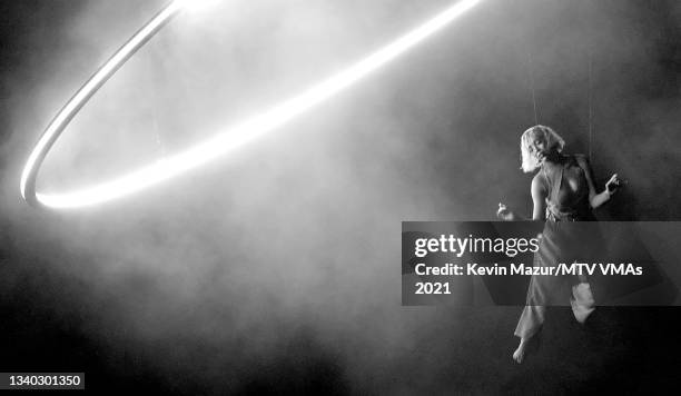 Doja Cat performs onstage during the 2021 MTV Video Music Awards at Barclays Center on September 12, 2021 in the Brooklyn borough of New York City.