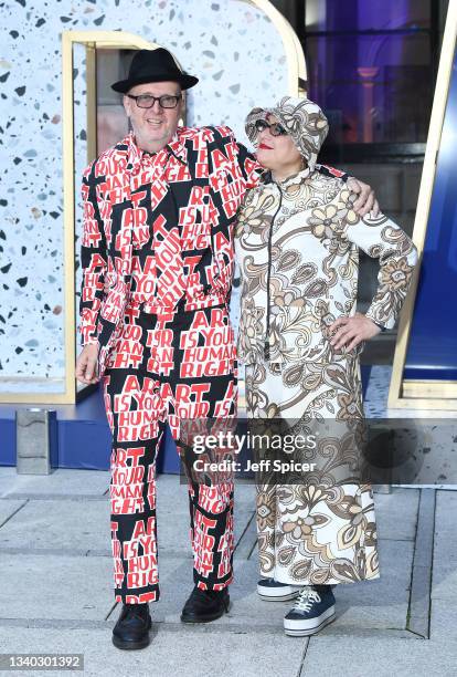 Bob Smith and Roberta Smith attends the Royal Academy of Arts Summer Exhibition 2021 Preview Party at Royal Academy of Arts on September 14, 2021 in...