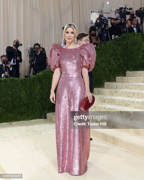 Elizabeth Cordry attends the 2021 Met Gala benefit "In America: A Lexicon of Fashion" at Metropolitan Museum of Art on September 13, 2021 in New York...