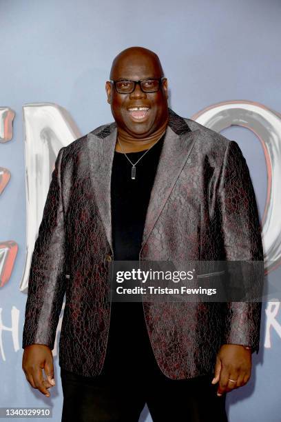 Carl Cox attends the fan screening of "Venom: Let There Be Carnage" at Cineworld Leicester Square on September 14, 2021 in London, England.