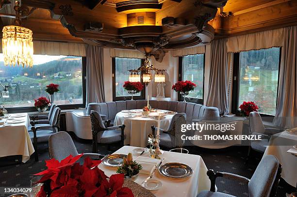 Chef Harald Wohlfahrt's restaurant Schwarzwaldstube is prepared for the guests in the hotel Traube Tonbach in Baiersbronn in the Black Forest,...