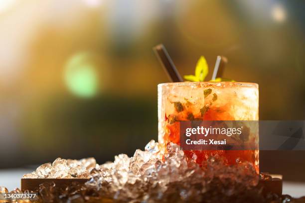 delicious smoothie - ice tea stock pictures, royalty-free photos & images