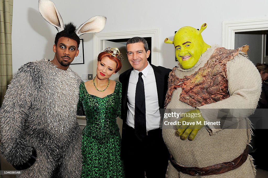 Shrek The Musical Meets Puss In Boots - Antonio Banderas Photocall
