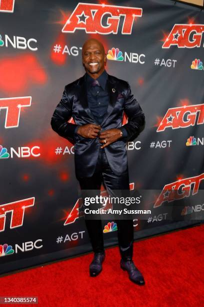 Terry Crews attends "America's Got Talent" Season 16 at Dolby Theatre on September 14, 2021 in Hollywood, California.