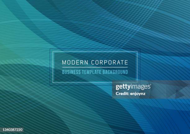 abstrakter blauer abstrakter business-flow-hintergrund - visitenkarte stock-grafiken, -clipart, -cartoons und -symbole