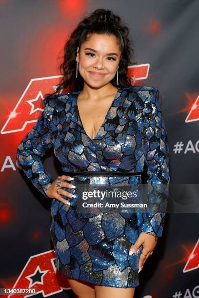 Brooke Simpson attends "America's Got Talent" Season 16 at Dolby Theatre on September 14, 2021 in Hollywood, California.