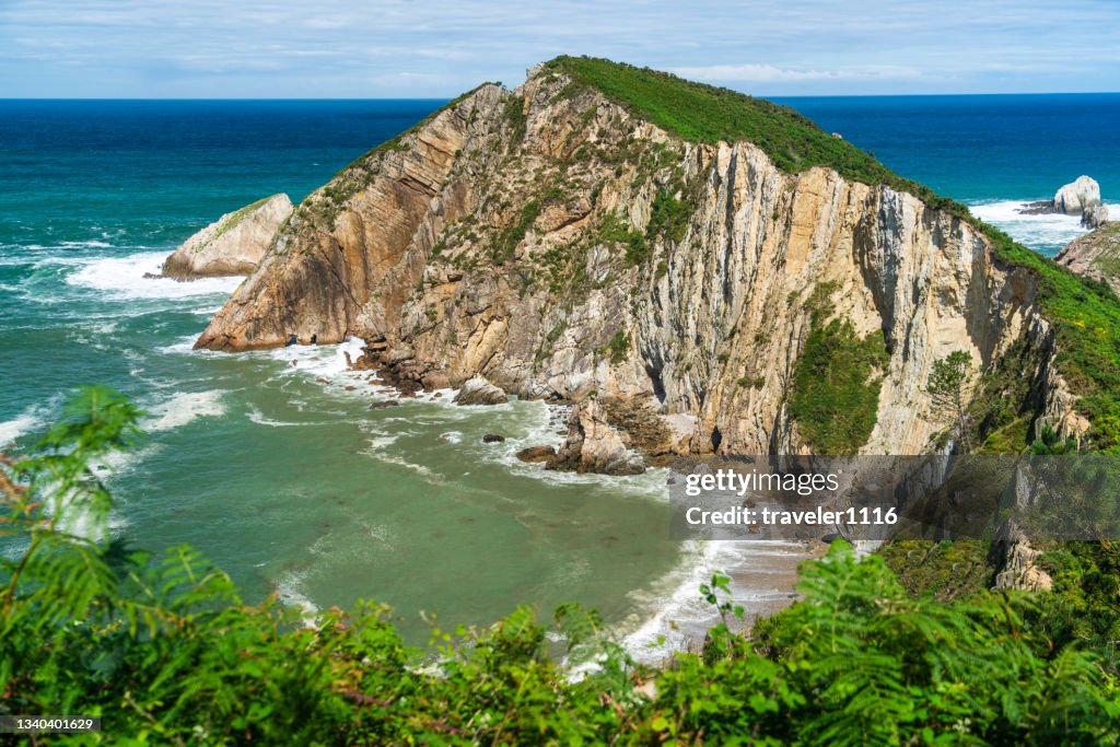 Playa Del Silencio (Beach of Silence) in Cudillero, Spain
