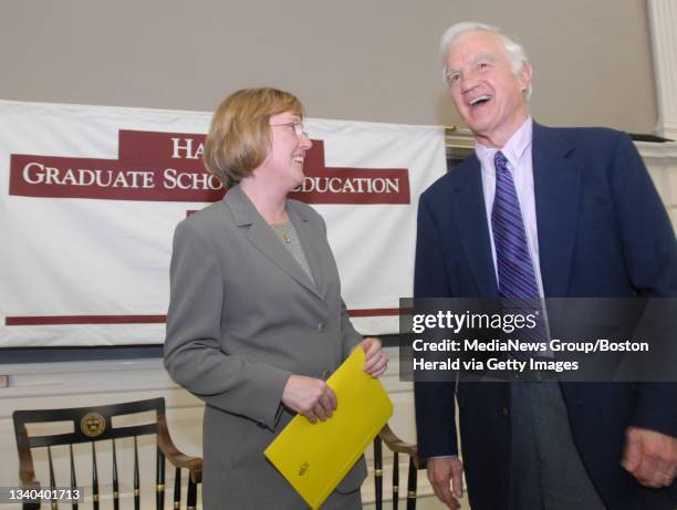 - Harvard Graduate School of Education - New Dean - newly appointed Dean of the Graduate School of Education Kathleen McCartney chats with returning...