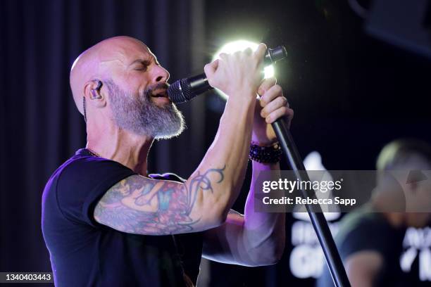 Chris Daughtry performs at The Drop: Daughtry at The GRAMMY Museum on September 14, 2021 in Los Angeles, California.