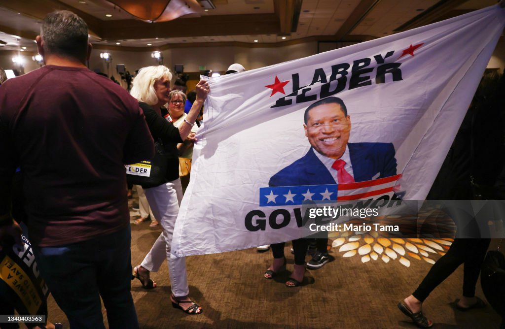 California Gubernatorial Candidate Larry Elder Hosts Election Night Event
