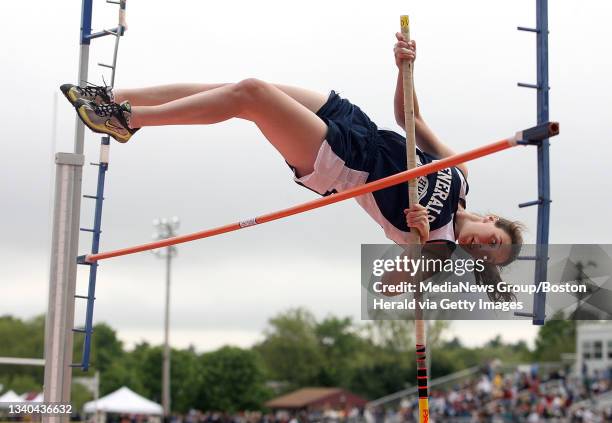 (052909 Weston, MA)  Kristen Brao, from Hamilton Wenham HS, competes..., News Photo