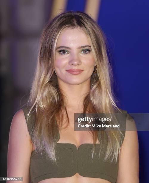 Freya Allan attends the Royal Academy of Arts Summer Exhibition 2021 Preview Party at Royal Academy of Arts on September 14, 2021 in London, England.