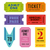 Ticket for event or program access.