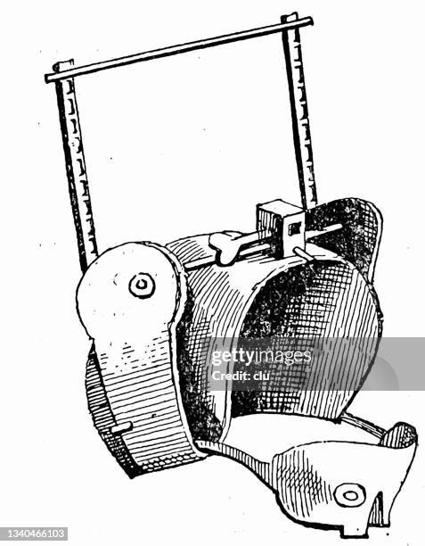 illustrations, cliparts, dessins animés et icônes de muselière pour les femmes, utilisée à l’époque médiévale pour discipliner les femmes commérages - medieval torture devices