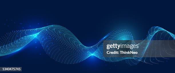 technology abstract background concept. - connected dots and analytics stock illustrations