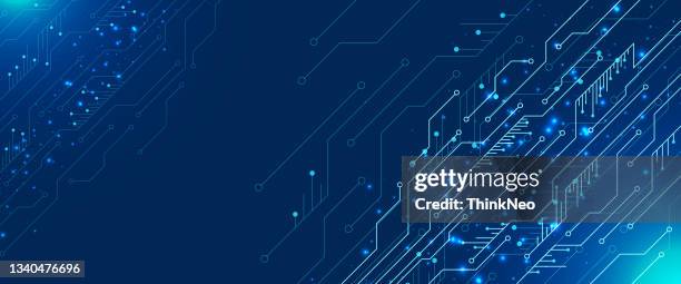 abstract technology circuit high tech computer network background - digital panel stock illustrations