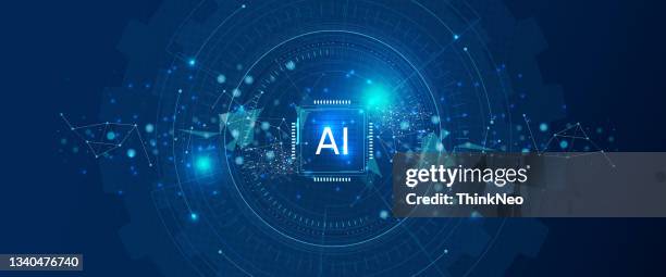 ai - artificial intelligence. robotics concept. - technician stock illustrations