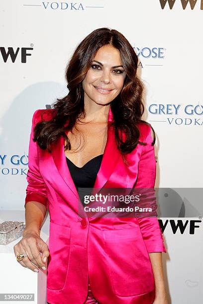 Maria Jose Suarez attends Grey Goose auction photocall at A-Cero In studio on November 24, 2011 in Madrid, Spain.