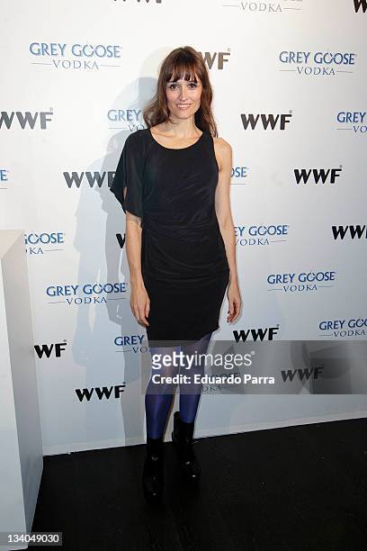 Laura Pamplona attends Grey Goose auction photocall at A-Cero In studio on November 24, 2011 in Madrid, Spain.