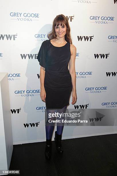 Laura Pamplona attends Grey Goose auction photocall at A-Cero In studio on November 24, 2011 in Madrid, Spain.