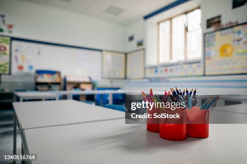Empty Classroom Ready For Pupils Empty Classroom Ready For Pupils