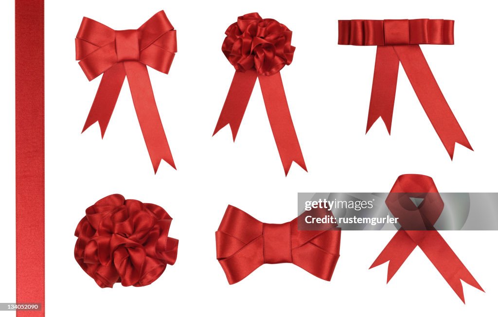 Rote Schleife Geschenk-Zusätzliche clipping path