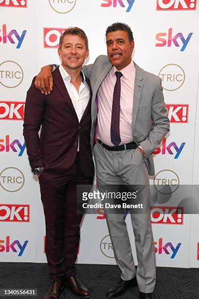 Ben Shepherd and Chris Kamara attend The TRIC Awards 2021 at 8 Northumberland Avenue on September 15, 2021 in London, England.