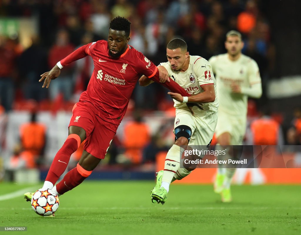 Liverpool FC v AC Milan: Group B - UEFA Champions League