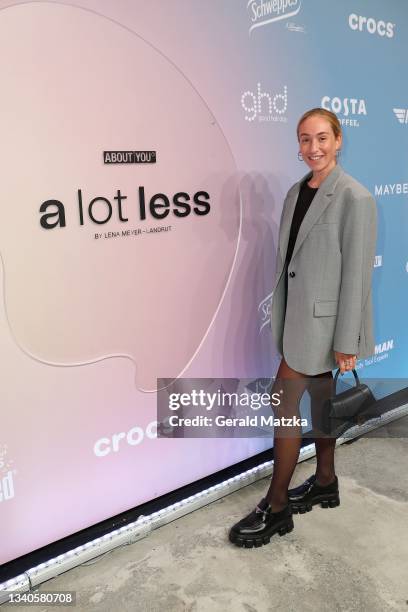 Sonia Lyson attends the a lot less by Lena Meyer-Landrut show during the ABOUT YOU Fashion Week Autumn/Winter 21 at Kraftwerk on September 15, 2021...