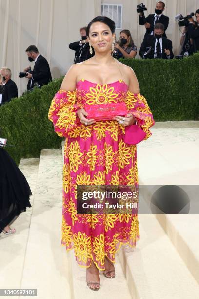 Versha Sharma attends the 2021 Met Gala benefit "In America: A Lexicon of Fashion" at Metropolitan Museum of Art on September 13, 2021 in New York...