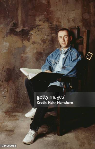 English director Nicholas Hytner during the filming of 'The Madness of King George', 1994.