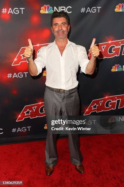 Simon Cowell attends "America's Got Talent" Season 16 Finale at Dolby Theatre on September 15, 2021 in Hollywood, California.