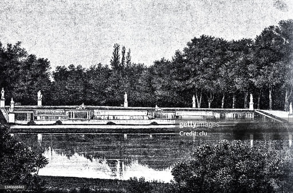 Nymphenburg marble cascade