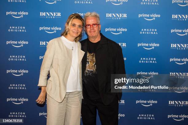 The Italian-naturalized German pastry chef and TV personality Ernst Friedrich Knam with his wife Alessandra Mion attend the presentation event of the...