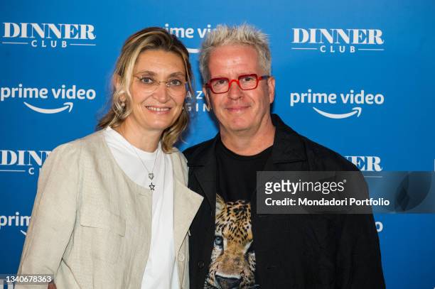 The Italian-naturalized German pastry chef and TV personality Ernst Friedrich Knam with his wife Alessandra Mion attend the presentation event of the...