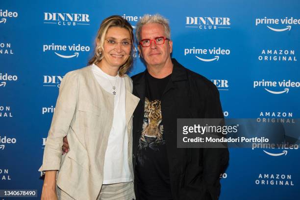 The Italian-naturalized German pastry chef and TV personality Ernst Friedrich Knam with his wife Alessandra Mion attend the presentation event of the...