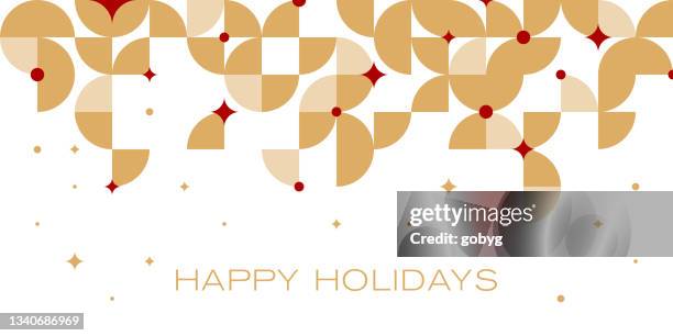 geometric christmas decoration - 25 cents stock illustrations