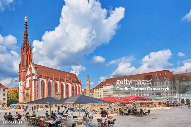 wuerzburg - market square stock pictures, royalty-free photos & images