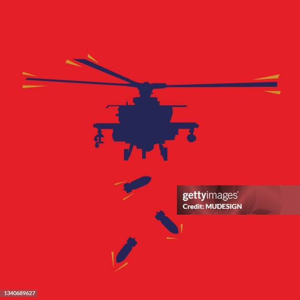 helicopter attack. - propeller isolated stock illustrations