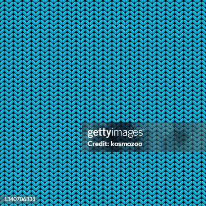 Blue seamless vector knitted background Blue seamless vector knitted background